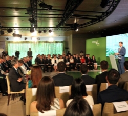 Vista del auditorio durante la intevención de Don Felipe.