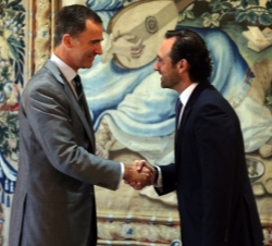 Don Felipe recibe al presidente de las Illes Balears, José Ramón Bauzá