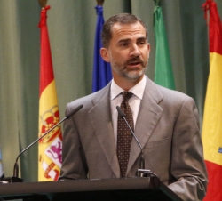 Don Felipe durante su intervención