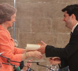 Su Majestad la Reina Doña Sofía entrega el Premio Jaime I en Nuevas Tecnologías a Javier García