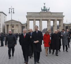 Recorrido desde la Puerta de Brandeburgo hacia el Ayuntamiento de Berlín.