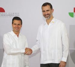 Don Felipe y el Presidente de los Estados Unidos Mexicanos, Enrique Peña Nieto