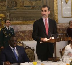 Don Felipe durante su intervención