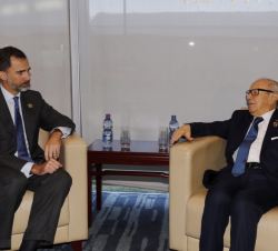 Encuentro entre Su Majestad el Rey y el Presidente de Túnez, Béji Caïd Essebsi.
