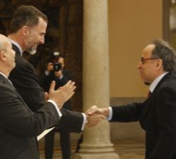 El Rey entrega a Benet Casablancas el Premio Nacional de Música Modalidad de Composición 2013.