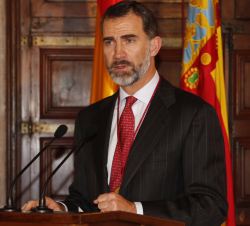 Don Felipe durante su intervención