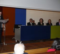 Intervención del presidente de la Asociación Española de Pintores y Escultores, José Gabriel Astudillo.