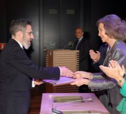Doña Sofía entrega la Mención Especial en la Categoría de conservación, a la Capilla del siglo XVI de Brihuega (Guadalajara)