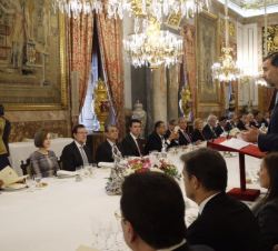 Don Felipe, durante su intervención.