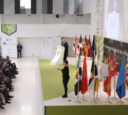 Vista general del salón de actos del Palacio de Congresos Europa durante el XI Congreso Nacional de la Abogacía