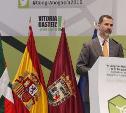 Don Felipe durante su intervención