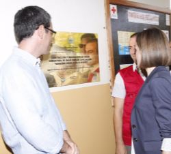 Su Majestad la Reina visita la Unidad Comunitaria de Salud Familiar Especializada "Monseñor Oscar Arnulfo Romero"