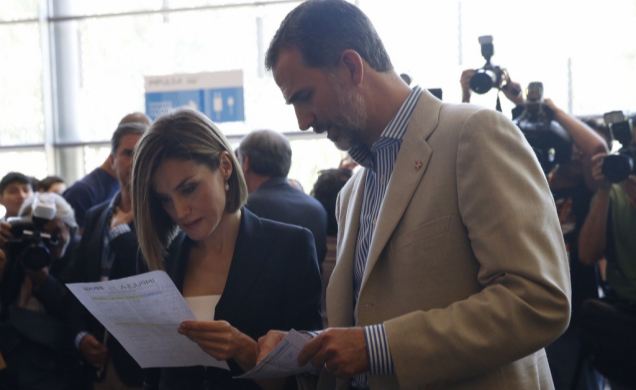 Don Felipe y Doña Letizia, durante el Fórum IMPULSA 2015