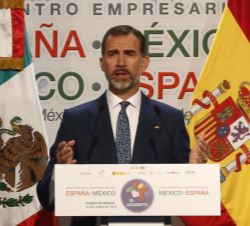 Su Majestad el Rey, en su intervención en el Encuentro Empresarial México-España.