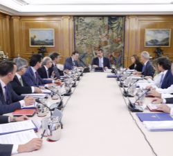 Vista general de la reunión del Consejo de Seguridad Nacional