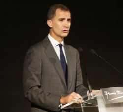 Su Majestad el Rey, durante sus palabras