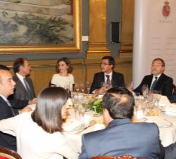 Vista de la mesa presidencial