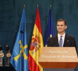 Su Majestad el Rey, durante sus palabras