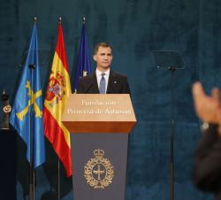 Su Majestad el Rey, durante sus palabras
