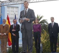 Don Felipe, durante sus palabras