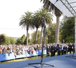 Don Felipe, durante sus palabras