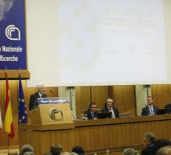 El Presidente de la República Italiana, Sergio Mattarella, durante sus palabras