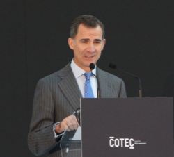 Su Majestad el Rey, durante su intervención