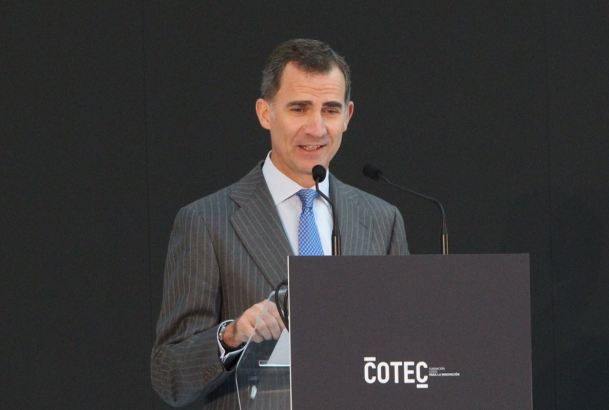 Su Majestad el Rey, durante su intervención
