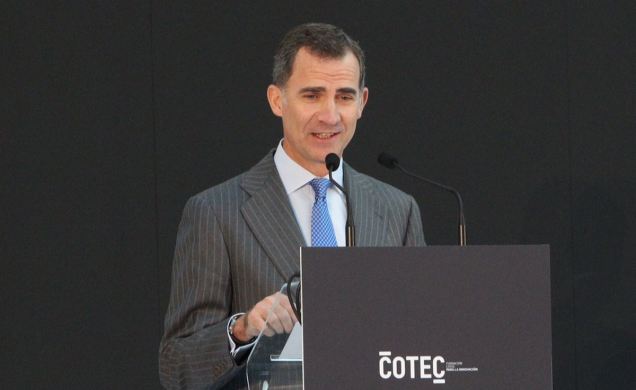 Su Majestad el Rey, durante su intervención