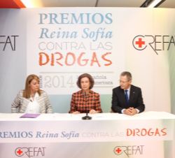 Su Majestad la Reina Doña Sofía en la mesa presidencial