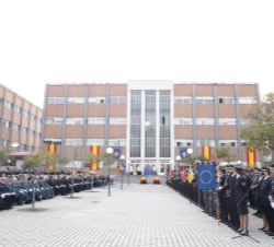 Vista general del acto durante la ceremonia religiosa