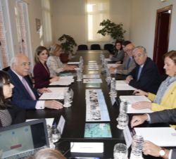 Vista general de la reunión de trabajo de la Fundación de Ayuda contra la Drogadicción (FAD)