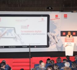 Intervención de la presidenta de la Comunidad de Madrid, Cristina Cifuentes