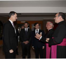 Su Majestad el Rey en el Palacio Apostólico