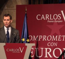 Don Felipe durante su intervención
