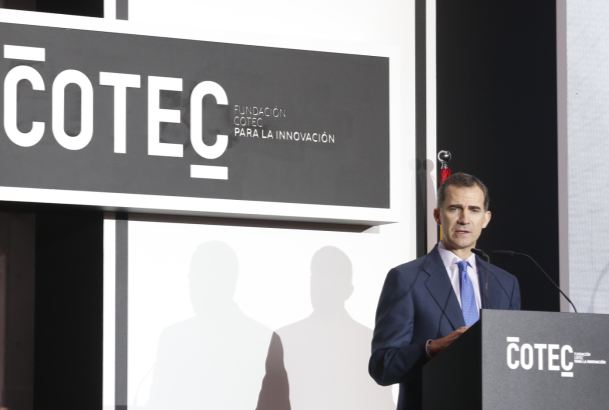 Su Majestad el Rey durante su intervención