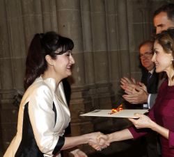 Su Majestad la Reina entrega el Premio Nacional de Música Modalidad de Interpretación 2015 a María José Montiel