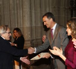Su Majestad el Rey entrega el Premio Nacional de Artes Plásticas 2014 a Jordi Teixidor de Otto