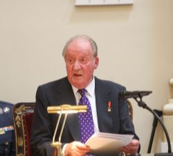 Su Majestad el Rey Don Juan Carlos durante su intervención