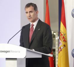Don Felipe, durante su intervención