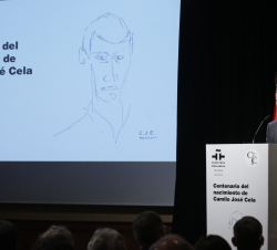 Su Majestad el Rey durante su intervención en el acto
