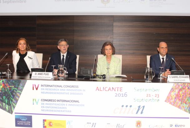 Su Majestad la Reina Doña Sofía preside e IV Congreso Internacional de Investigación e Innovación en Enfermedades Neurodegenerativas
