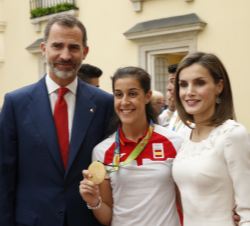 Los Reyes, con Carolina Marín