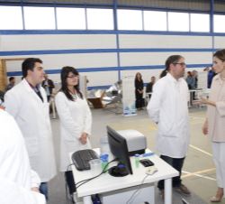 Su Majestad la Reina visita la exposición INNOVA, Formación Profesional Galicia