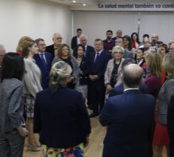 Su Majestad la Reina con los representantes de las entidades autonómicas de la Confederación Salud Mental España