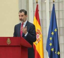 Don Felipe durante su intervención