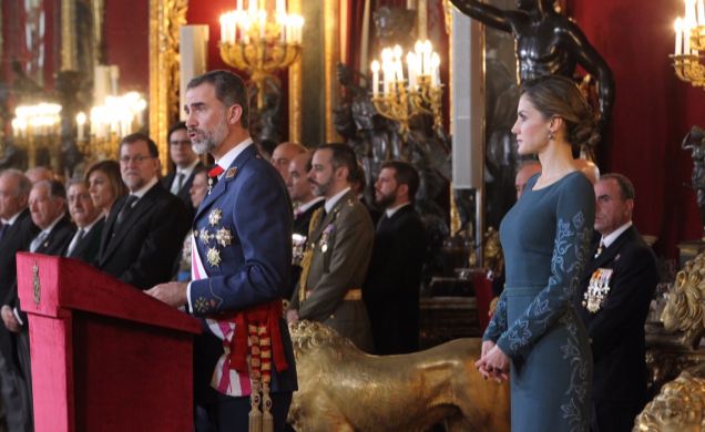 Su Majestad el Rey, durante su discurso