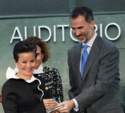 El Rey entregó el galardón a Azucena Guauque de Benedetti en la categoría “Internacional Innovación social de la Empresa”