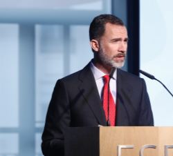 Su Majestad el Rey, durante sus palabras