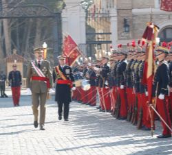 Su Majestad el Rey pasa revista a la Fuerza